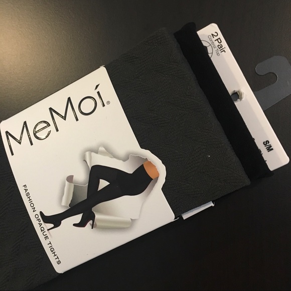 NWT Memoi women’s tights set of 2 size S - Picture 3 of 5